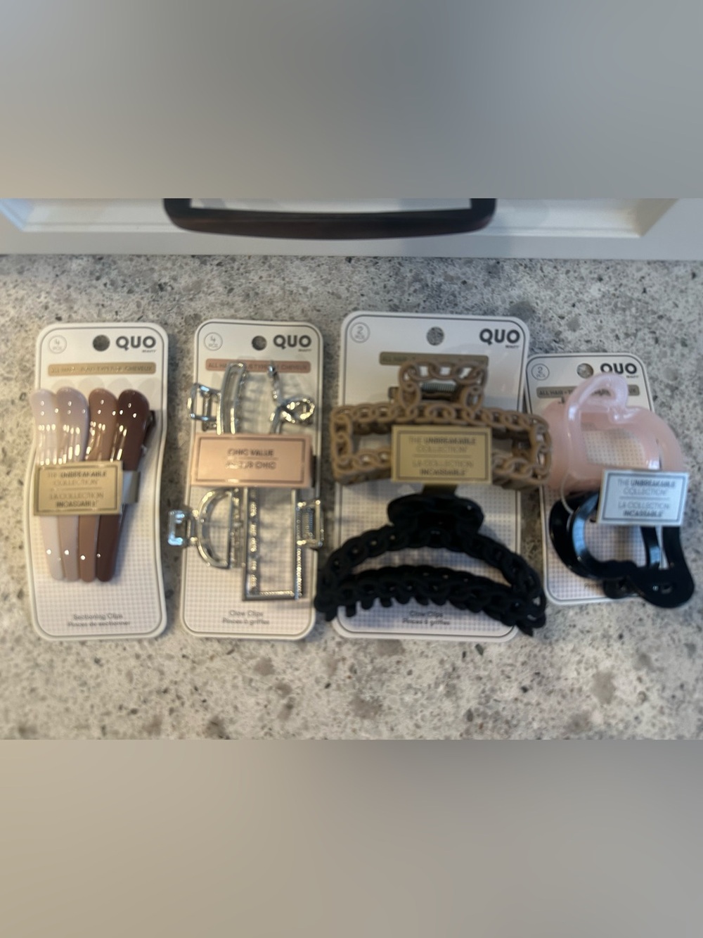 Quo Beauty Unbreakable Hair Clip Lot